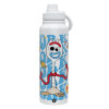 1L Stainless Steel Thermal Bottle with Phone Holder & Double Wall Insulation