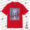 ΚΟΚΚΙΝΟ Κλασικό T-Shirt, διπλής ραφής, χωρίς πλευρικές ραφές από 100% βαμβάκι. Vegan & OEKO-TEX πιστοποιημένο.