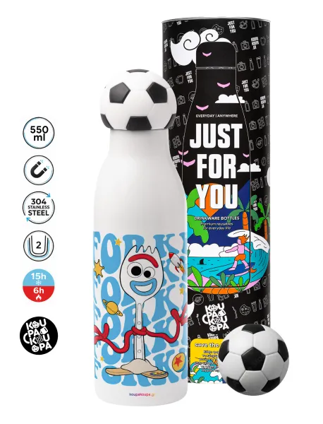 Forky — Soccer Metal mug thermos, double wall, 550ml