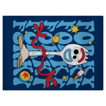 Forky, Επιφάνεια κοπής γυάλινη (38x28cm)