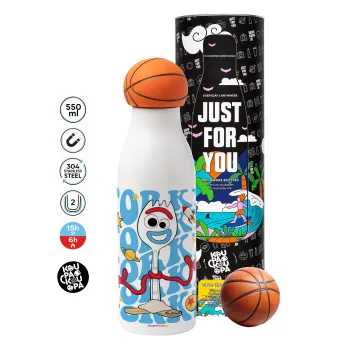 Forky, Bascetball Metal mug thermos, double wall, 550ml