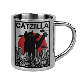 CATZILLA, Κούπα Ανοξείδωτη διπλού τοιχώματος 300ml