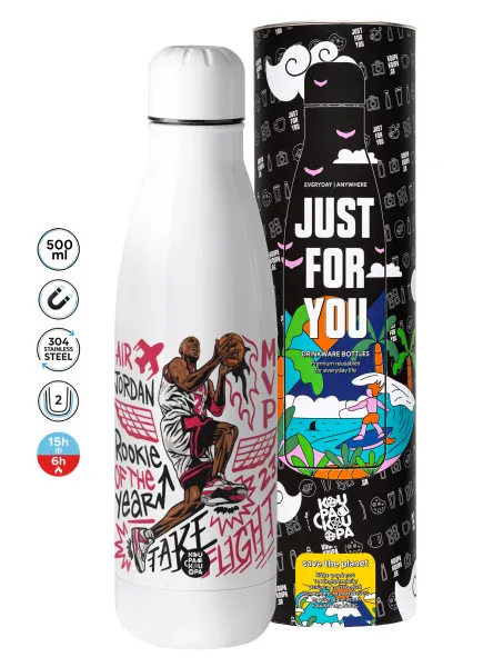 Jordan — Metal mug thermos (Stainless steel), 500ml