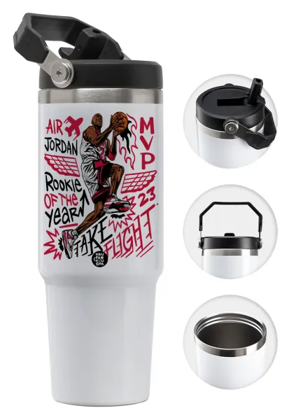 Jordan — Θερμός Ανοξείδωτο 30oz με χερούλι