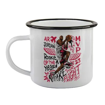 Jordan, Κούπα εμαγιέ με μαύρο χείλος 360ml