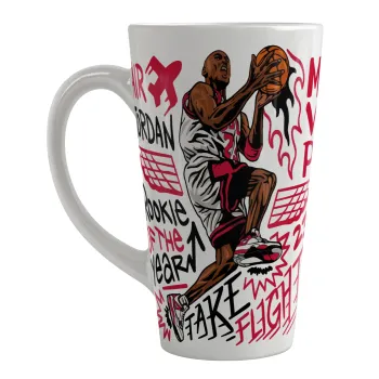 Jordan, Κούπα κωνική Latte Μεγάλη, κεραμική, 450ml