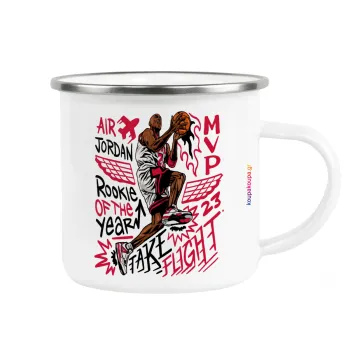 Jordan, Κούπα Μεταλλική εμαγιέ λευκη 360ml