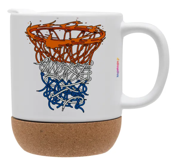 Basket net — Ceramic coffee mug Cork (MAT), 330ml