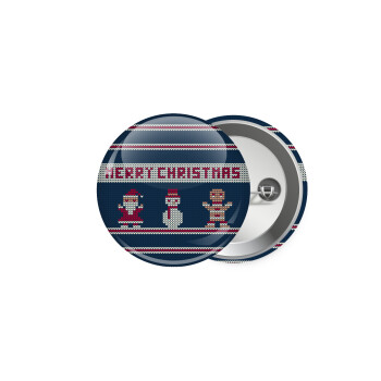 Merry christmas knitted, Κονκάρδα παραμάνα 5cm