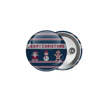 Merry christmas knitted, Κονκάρδα παραμάνα 5cm