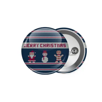 Merry christmas knitted, Κονκάρδα παραμάνα 5.9cm