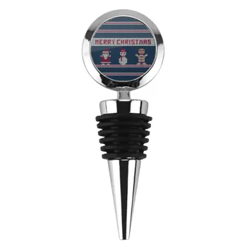 Merry christmas knitted, Πώμα φιάλης μεταλλικό