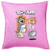 Sofa cushion Pink 50x50cm includes filling