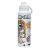 1L Stainless Steel Thermal Bottle with Phone Holder & Double Wall Insulation