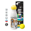Tennis ball Metal mug thermos White, double wall, 550ml