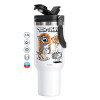 Mega Travel Mug / Κούπα Ταξιδίου, διπλού τοιχώματος (θερμό) 1,2L