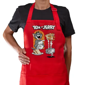 Tom n Jerry, Κόκκινη Ποδιά μαγειρικής με τσέπες (ΕΝΗΛΙΚΩΝ)