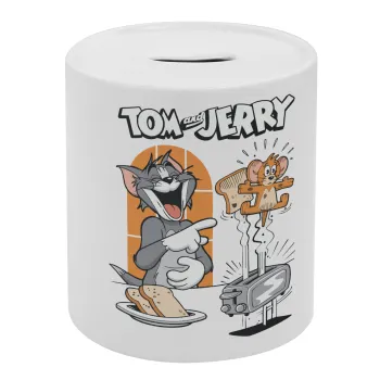 Tom n Jerry, Κουμπαράς πορσελάνης με τάπα