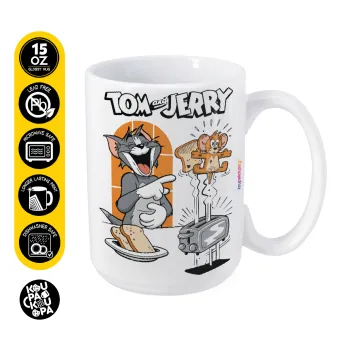 Tom n Jerry, Κούπα Mega, κεραμική, 450ml