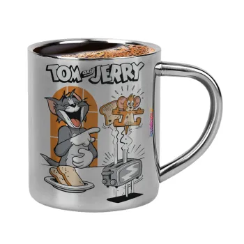 Tom n Jerry, Double-wall metal cup for espresso (220ml)