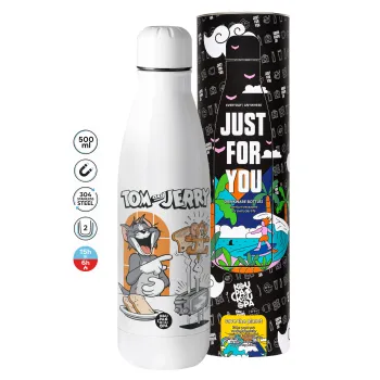 Tom n Jerry, Metal mug thermos (Stainless steel), 500ml