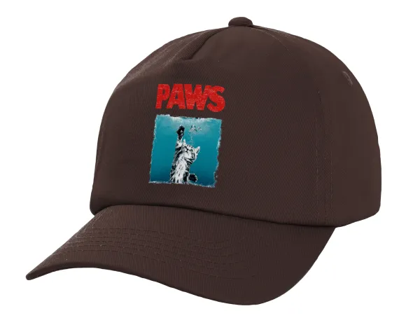 PAWS — Καπέλο Ενηλίκων Baseball, 100% Βαμβακερό, Chocolate, Καφέ (ΒΑΜΒΑΚΕΡΟ, ΕΝΗΛΙΚΩΝ, UNISEX, ONE SIZE)