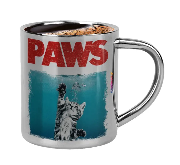 PAWS — Κουπάκι μεταλλικό διπλού τοιχώματος για espresso (220ml)