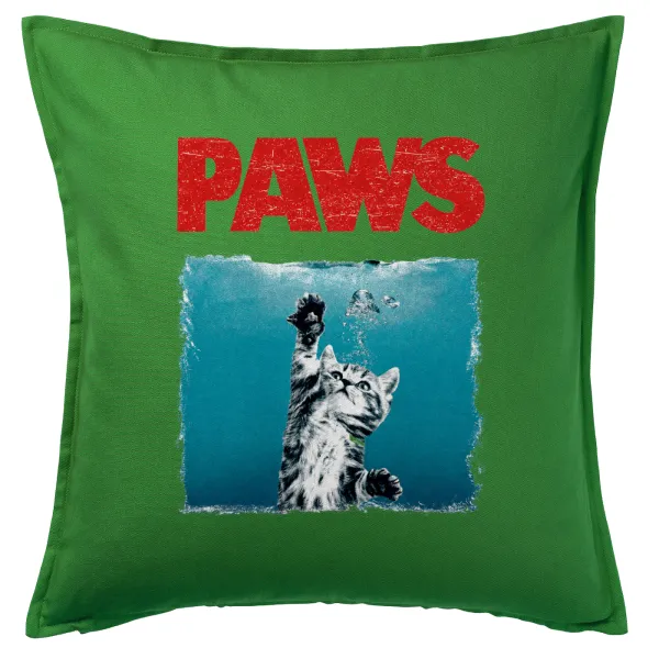 PAWS — Sofa cushion Green 50x50cm includes filling