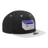 Καπέλο Ενηλίκων Flat Snapback Μαύρο/Γκρι, (100% ΒΑΜΒΑΚΕΡΟ TWILL, ΕΝΗΛΙΚΩΝ, UNISEX, ONE SIZE)