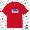 ΚΟΚΚΙΝΟ Κλασικό T-Shirt, διπλής ραφής, χωρίς πλευρικές ραφές από 100% βαμβάκι. Vegan & OEKO-TEX πιστοποιημένο.