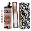 Πασχαλινή Λαμπάδα με  ΡΟΖ Travel Tumbler θερμό (600ml, BPA free) & κερί αρωματικό πλακέ (30cm) (ΡΟΖ)
