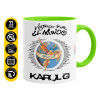 Κούπα χρωματιστή βεραμάν, κεραμική, 330ml