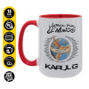 Κούπα Mega 15oz, κεραμική Κόκκινη, 450ml