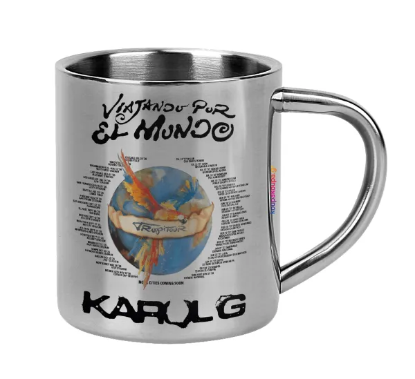 Karol G Tropicoqueta — Mug Stainless steel double wall 300ml