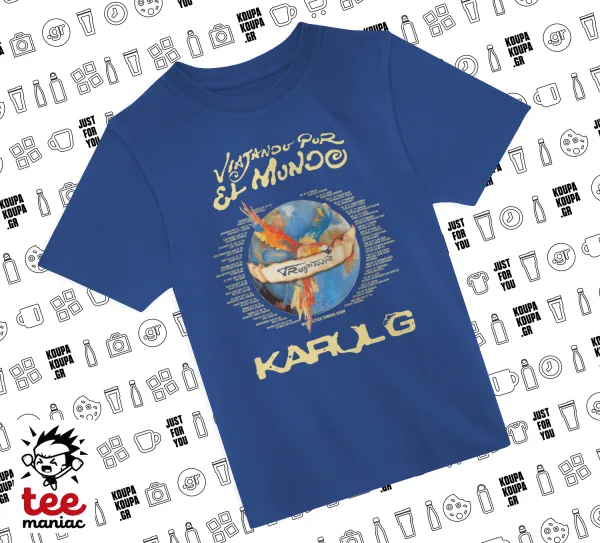 Karol G Tropicoqueta — ΜΠΛΕ Παιδικό T-Shirt από 100% βαμβάκι, για κάθε μέρα. Vegan & OEKO-TEX πιστοποιημένο.