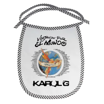 Karol G Tropicoqueta, Σαλιάρα μωρού αλέκιαστη με κορδόνι Μαύρη