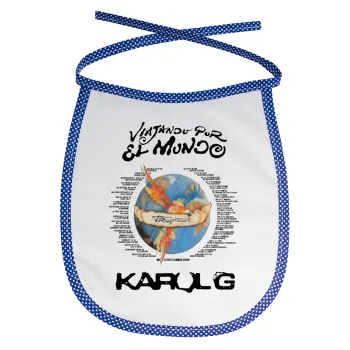 Karol G Tropicoqueta, Σαλιάρα μωρού αλέκιαστη με κορδόνι Μπλε