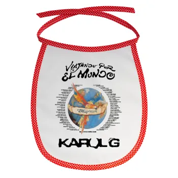 Karol G Tropicoqueta, Σαλιάρα μωρού αλέκιαστη με κορδόνι Κόκκινη