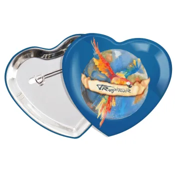 Karol G Tropicoqueta, Κονκάρδα παραμάνα καρδιά (57x52mm)