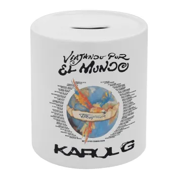 Karol G Tropicoqueta, Κουμπαράς πορσελάνης με τάπα