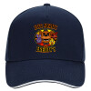 DRILL Adult Ultimate Hat BLUE/WHITE, (100% COTTON, ADULT, UNISEX, ONE SIZE)
