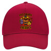 Adult Ultimate Hat RED, (100% COTTON DRILL, ADULT, UNISEX, ONE SIZE)