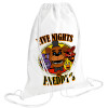 Backpack pouch GYMBAG white (28x40cm)