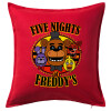 Sofa cushion RED 50x50cm includes filling