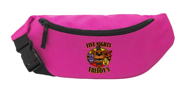 Five Nights at Freddy's — Unisex waist bag (banana) in PINK color with 2 pockets