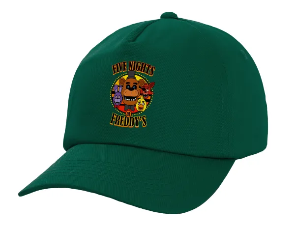 Five Nights at Freddy's — Twill Children's Cap, DARK GREEN (100% COTTON, CHILDREN, UNISEX)