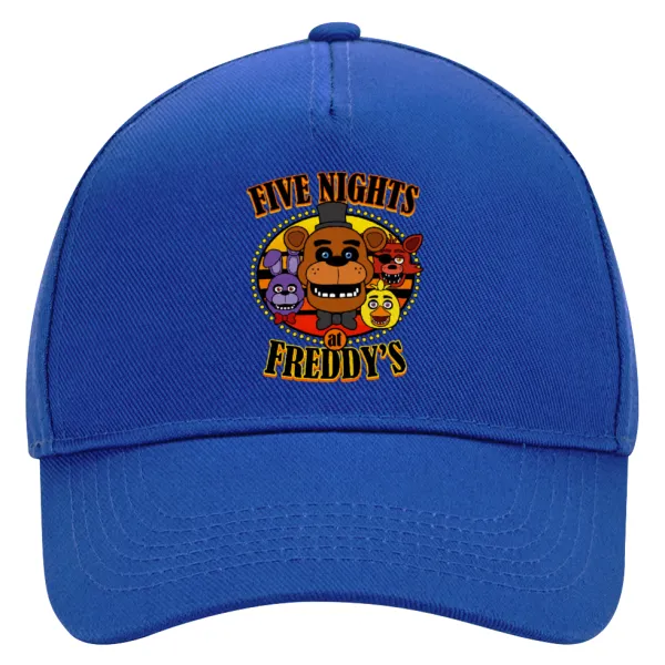 Five Nights at Freddy's — Ultimate Adult Hat BLUE, (100% COTTON DRILL, ADULT, UNISEX, ONE SIZE)
