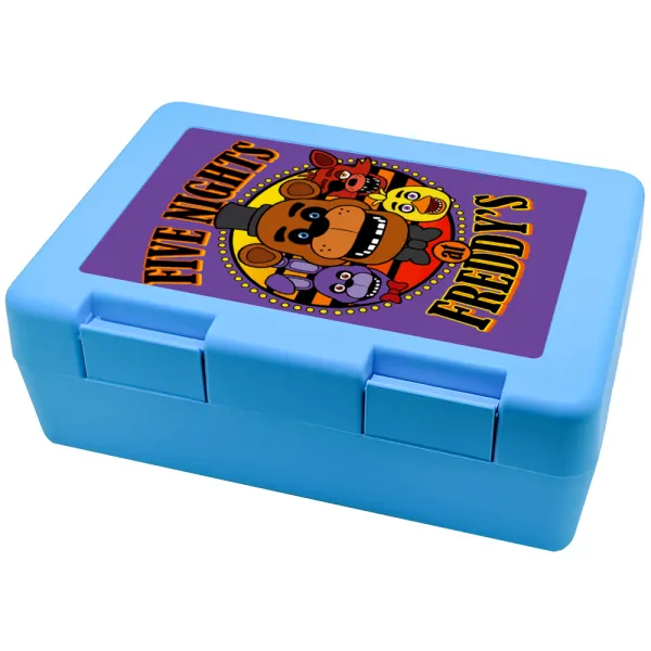 Five Nights at Freddy's — Παιδικό δοχείο κολατσιού ΓΑΛΑΖΙΟ 185x128x65mm (BPA free πλαστικό)
