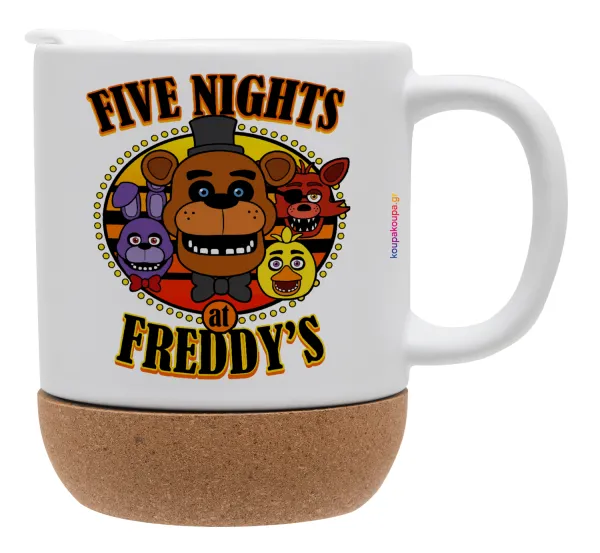 Five Nights at Freddy's — Ceramic coffee mug Cork (MAT), 330ml