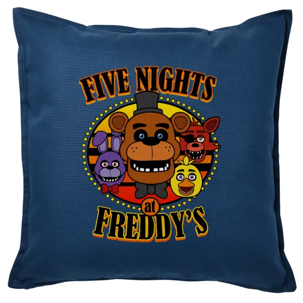 Five Nights at Freddy's — Μαξιλάρι καναπέ Μπλε 100% βαμβάκι, περιέχεται το γέμισμα (50x50cm)